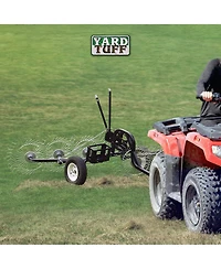 Yard Tuff Acr-600T 55 Inch Steel Tow Behind Acreage Rake with Pin Style Hitch
