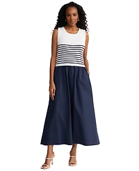Jones New York Women's Sleeveless Round Neck Maxi Dress