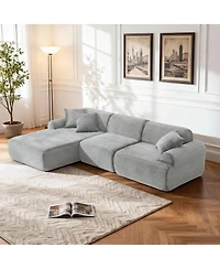 Streamdale Furniture Modular Sectional Sofa Couch, Detachable & Washable, Convertible L-Shape