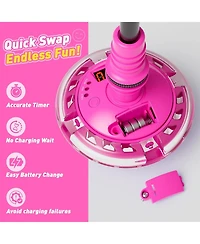 HopeRock Skip Ball Toy for Girls Ages 6-10,Girl Birthday Gifts,3 Fun Modes,Flashing Light-Up Wheel,Led Digital Counter,Replaceable Battery