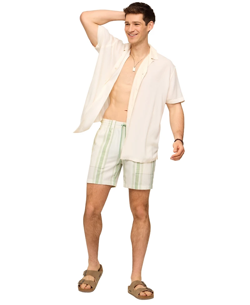 Chubbies Men's The Stripe Teases Off-Duty Pull-On Shorts
