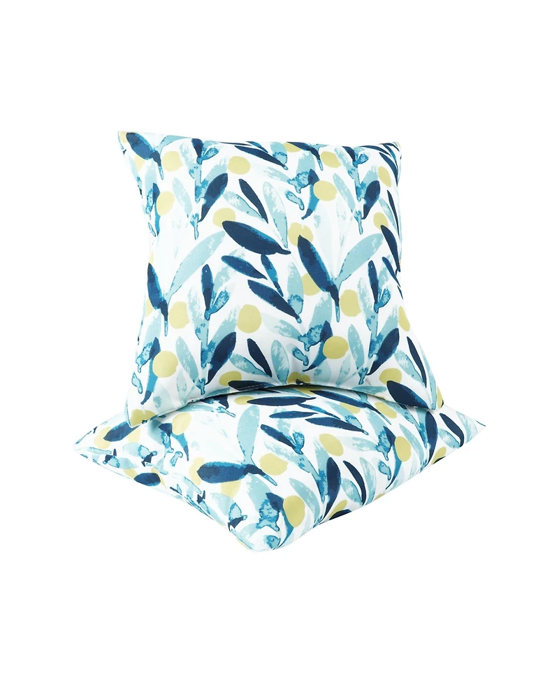 Mondawe 2-Piece Outdoor Pillow Set with Inserts, 18 x