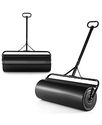 Mecale Metal Lawn Roller with Detachable Gripping Handle