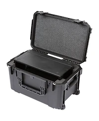 Skb iSeries 4RU Injection Molded Fly Rack Waterproof Wheeled Case, 9" Depth