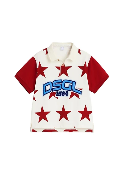 Desigual Boys Boys's Logo star polo
