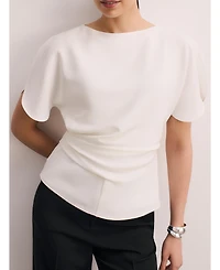 The Fold Women's Salerno Clever Crepe Top