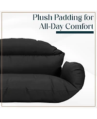 LeisureMod 2-Person Polyester Cushions for Swing Chairs and Hammocks