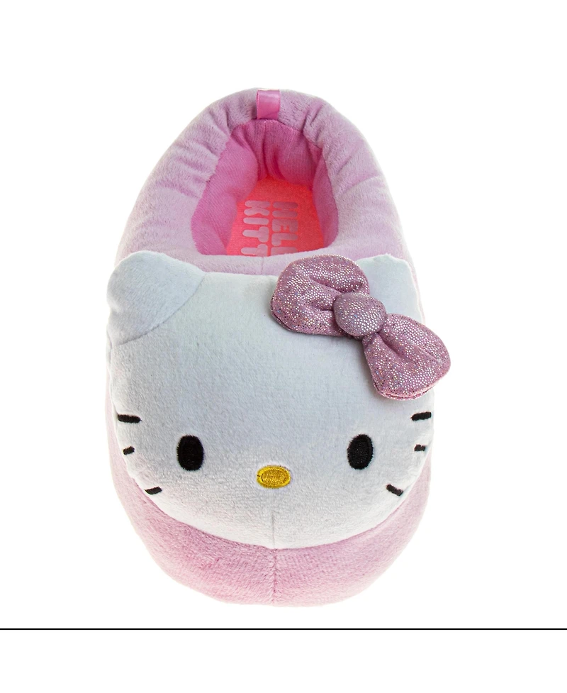 Hello Kitty Women's Slippers 3D Design Dual Size Cozy Soft Indoor