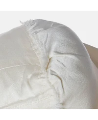 Pre-Owned Balmain Women's Satin Bow Detail Raw Edge Blouse