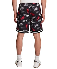 Reebok Men's Basketball Printed Mesh Shorts