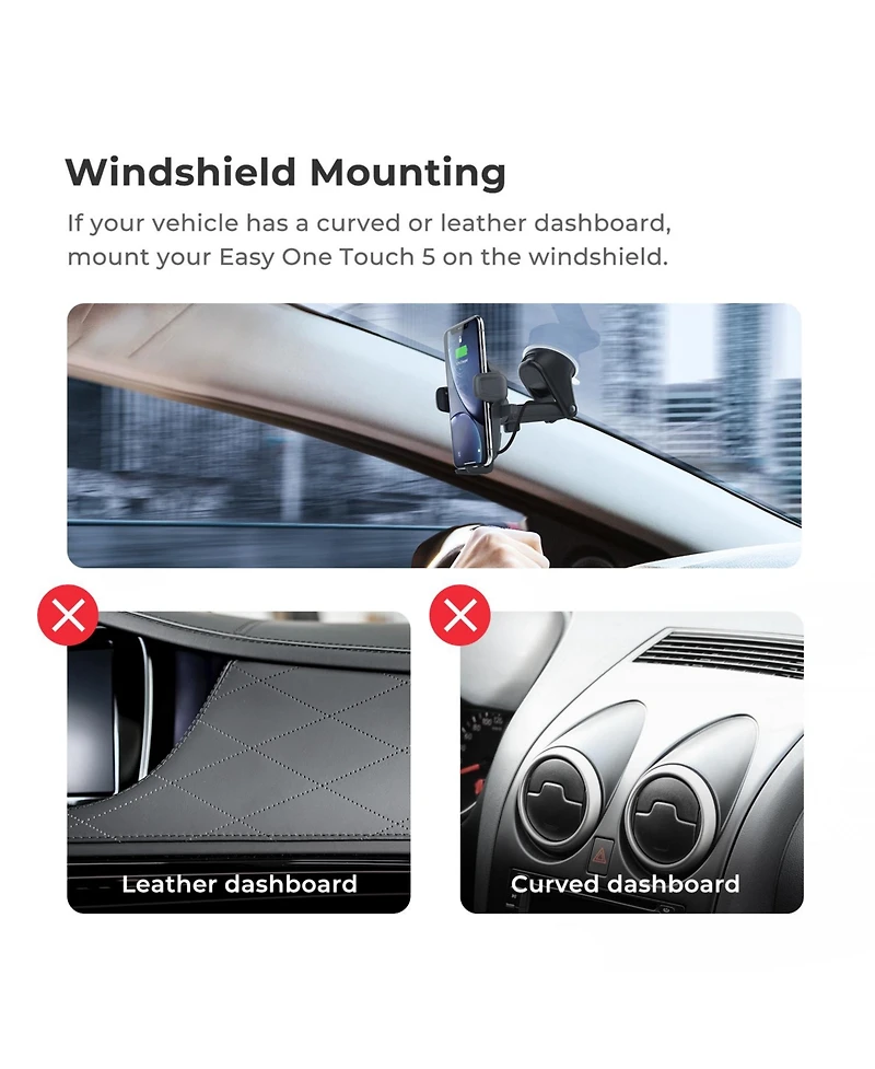 iOttie Easy One Touch Wireless 2 Dash/Windshield Mount