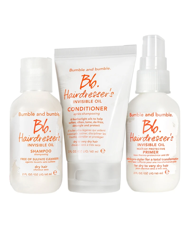 Bumble and Bumble 3-Piece Travel Size Hairdressers Invisible Oil Style for Days Starter Set