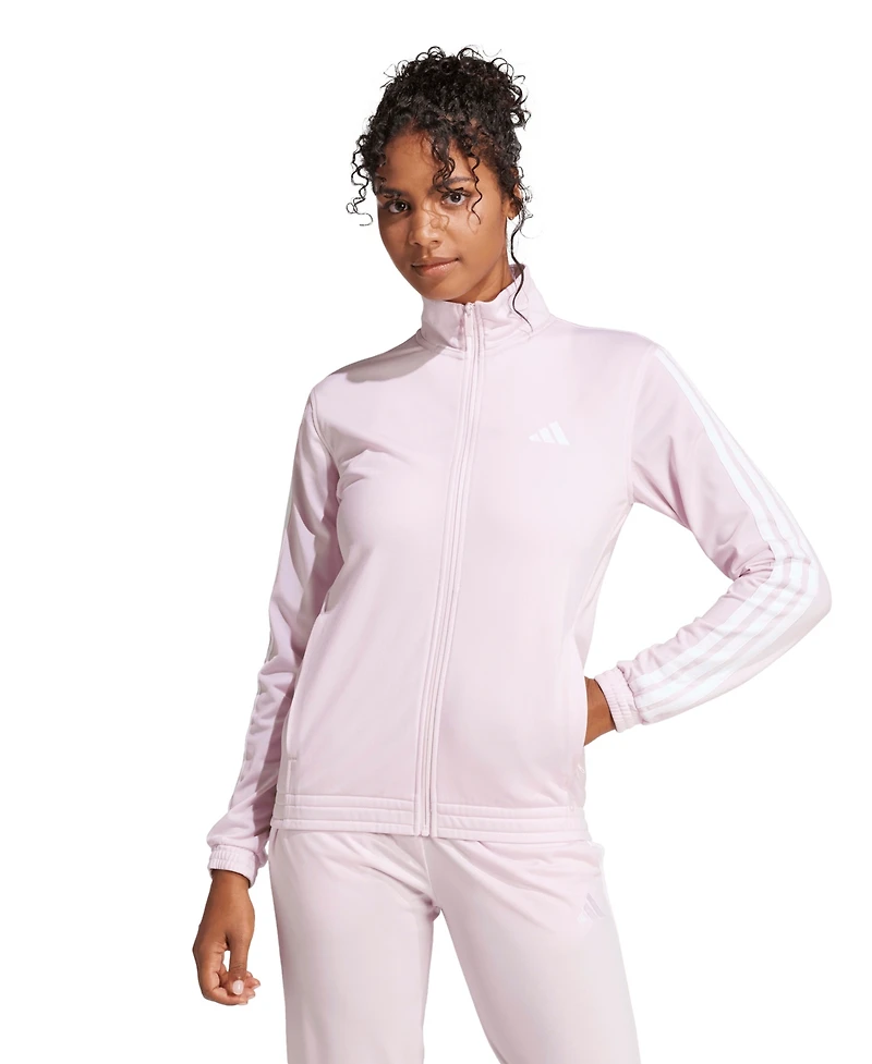 adidas Women's Tricot 3-Stripes Track Jacket