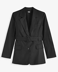 I.n.c. International Concepts Women's Belted Blazer, Macy's Exclusive
