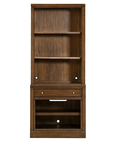 Amren 31" Wood Open Base With Drawer And Hutch