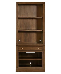 Amren 31" Wood Open Base With Drawer And Hutch