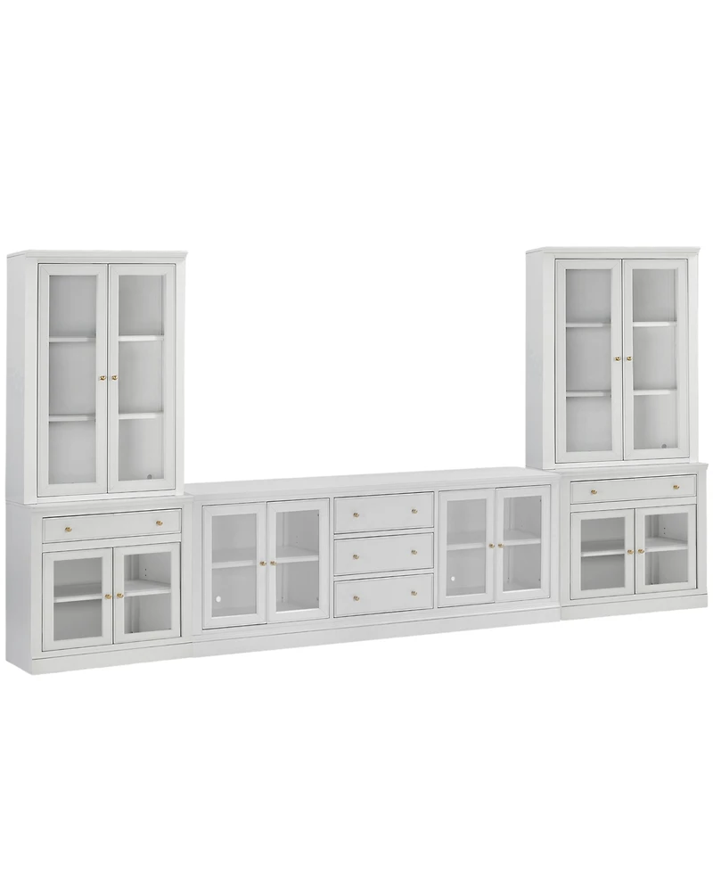 Amren 85" Wood 4-Door Console
