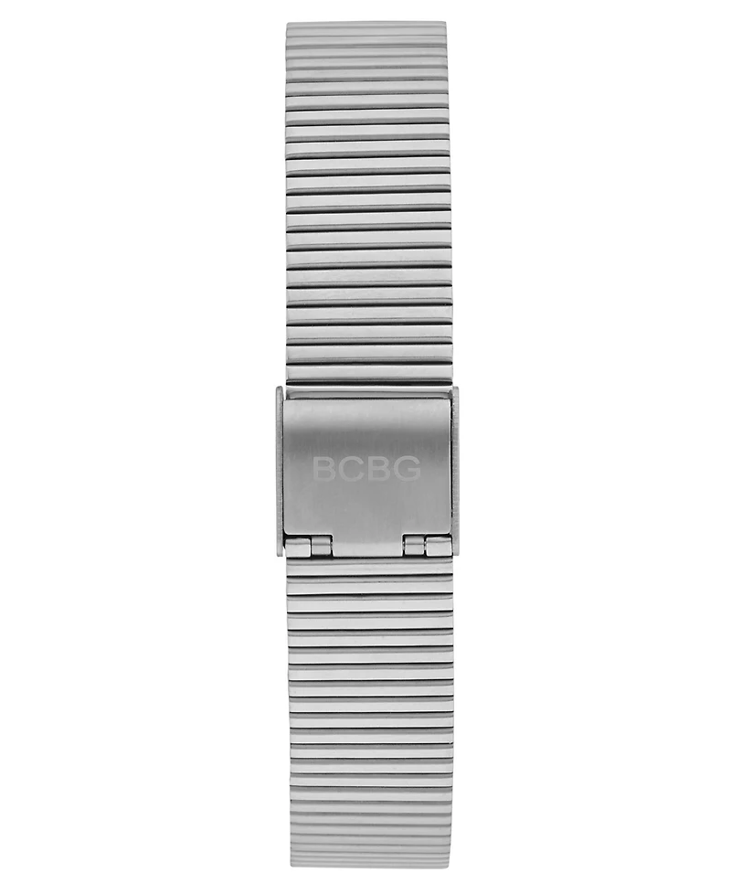 Bcbg Women's Quartz Round Silver Stainless Steel Watch 34mm