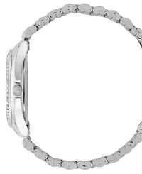 Bcbg Women's Quartz Round Silver Stainless Steel Watch 34mm