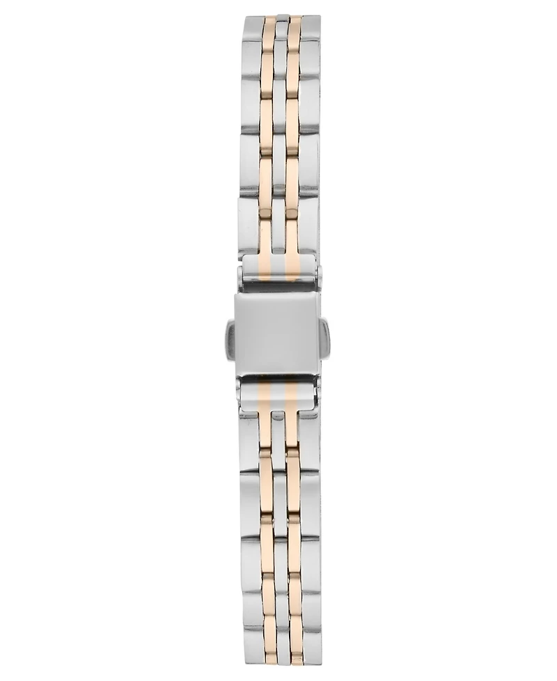 Bcbg Women's Quartz Rectangle Two-Tone Stainless Steel Watch 23mm