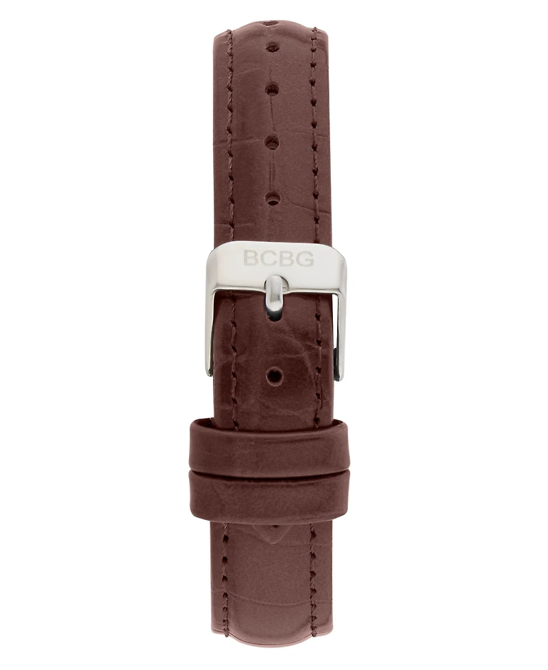 Bcbg Women's Quartz Square Brown Stainless Steel Watch 27mm