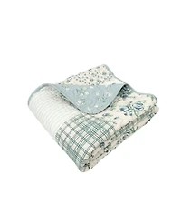 Donna Sharp Pastures Cotton Reversible Throw, 50"x 60"