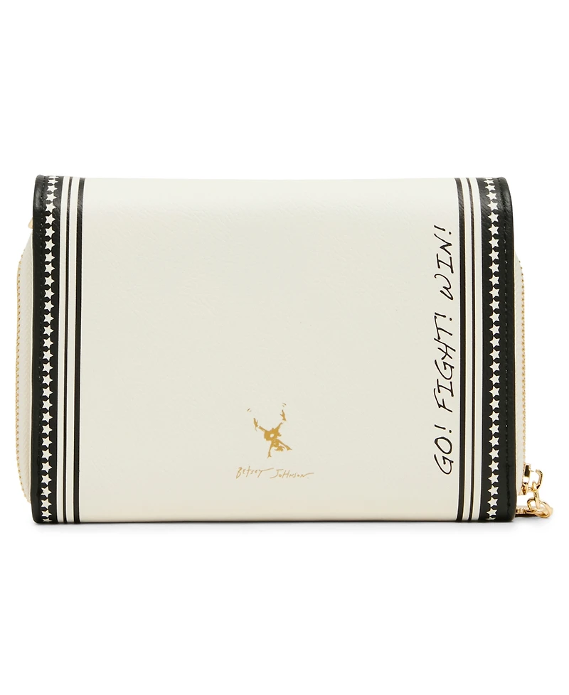 Betsey Johnson Shake Your Pom Pom Magnetic Mini Wallet