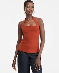 I.n.c. International Concepts Women's Halter Sweater Tank, Macy's Exclusive