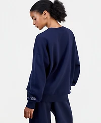 Rebel Veil Juniors' Varsity Applique Crewneck Sweatshirt