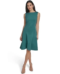Calvin Klein Petite Seamed Fit & Flare Dress
