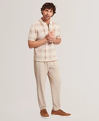 Ted Baker Men's Quarter-Zip Silhouette Short-Sleeve Polo Shirt