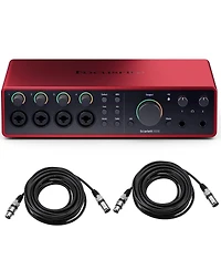 Focusrite Scarlett 18i16 4th Gen Usb Audio Interface with Software Suite and Xlr Cable