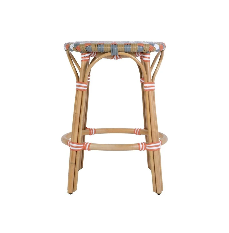 Butler Specialty Ballito 24 in. Seat Height Oval Rattan Counter Stool