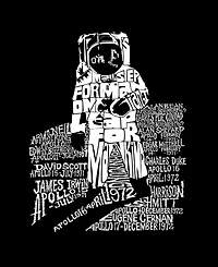La Pop Art Men's Astronaut Graphic Tank Top