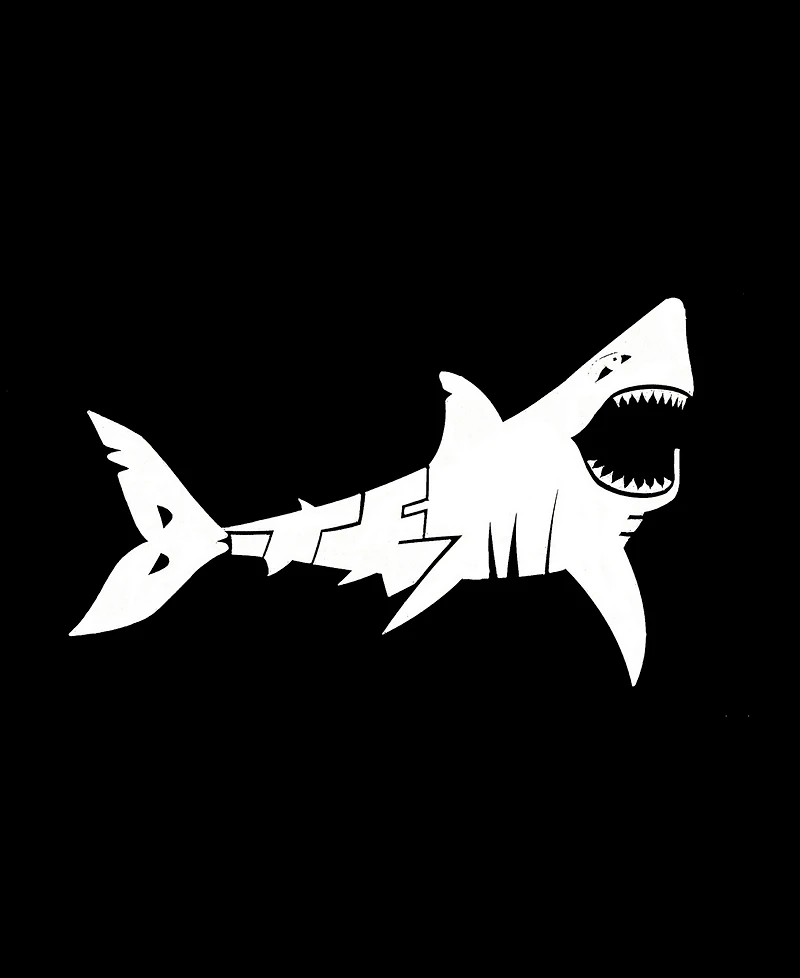 La Pop Art Men's Shark Graphic Tank Top
