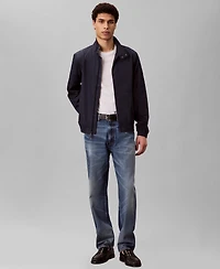 Calvin Klein Men's Nylon Grid Bomber Jacket