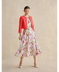 Hobbs London Women's Carly Floral Midi Dress