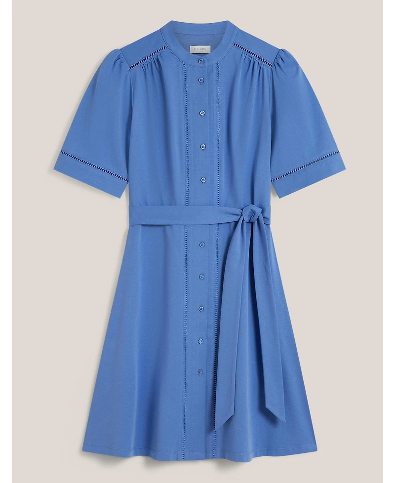 Hobbs London Women's Livvie Belted Mini Shirt Dress
