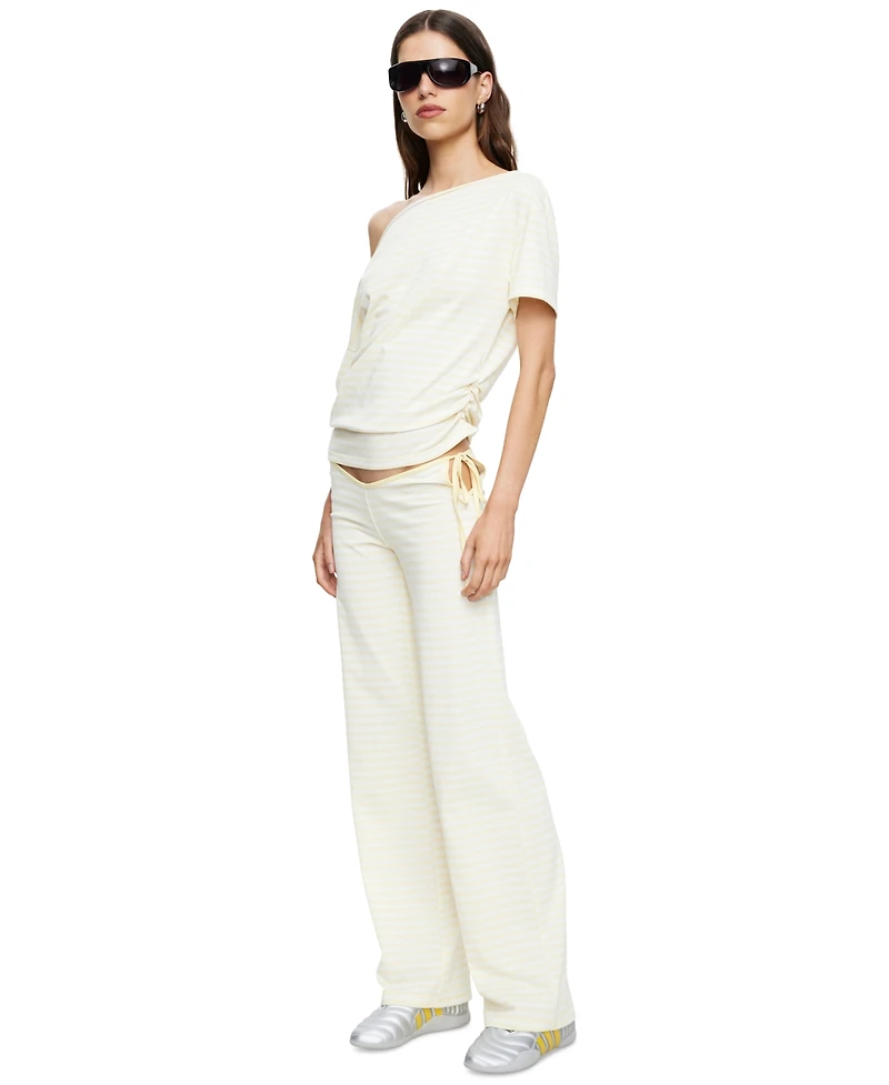 Lioness Women's Bloom Low-Rise Waist Tie Pants