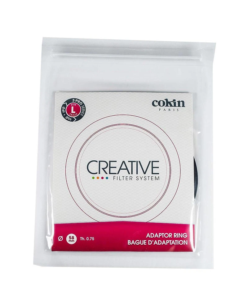 Cokin 58mm Lens Thread to Z-Pro Series Filter Holder Adapter Ring