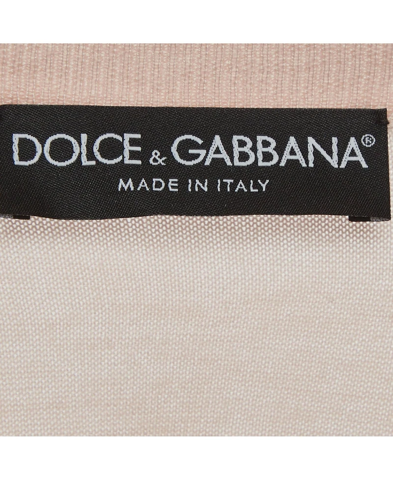 Pre-Owned Dolce & Gabbana Women's Floral Applique Cashmere Sweater