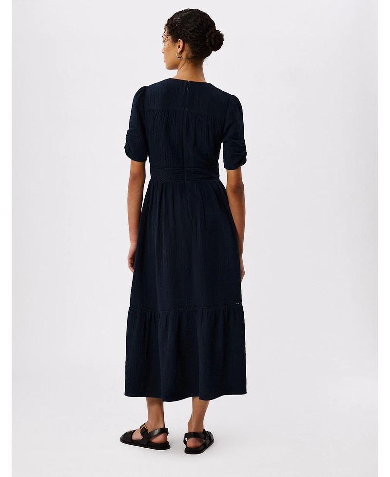 Whistles Women's Textured Midi Dress