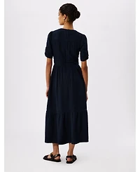 Whistles Women's Textured Midi Dress