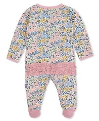 Magnetic Me Baby Girl Chelsea Ruffle Footie W/ Ruffles