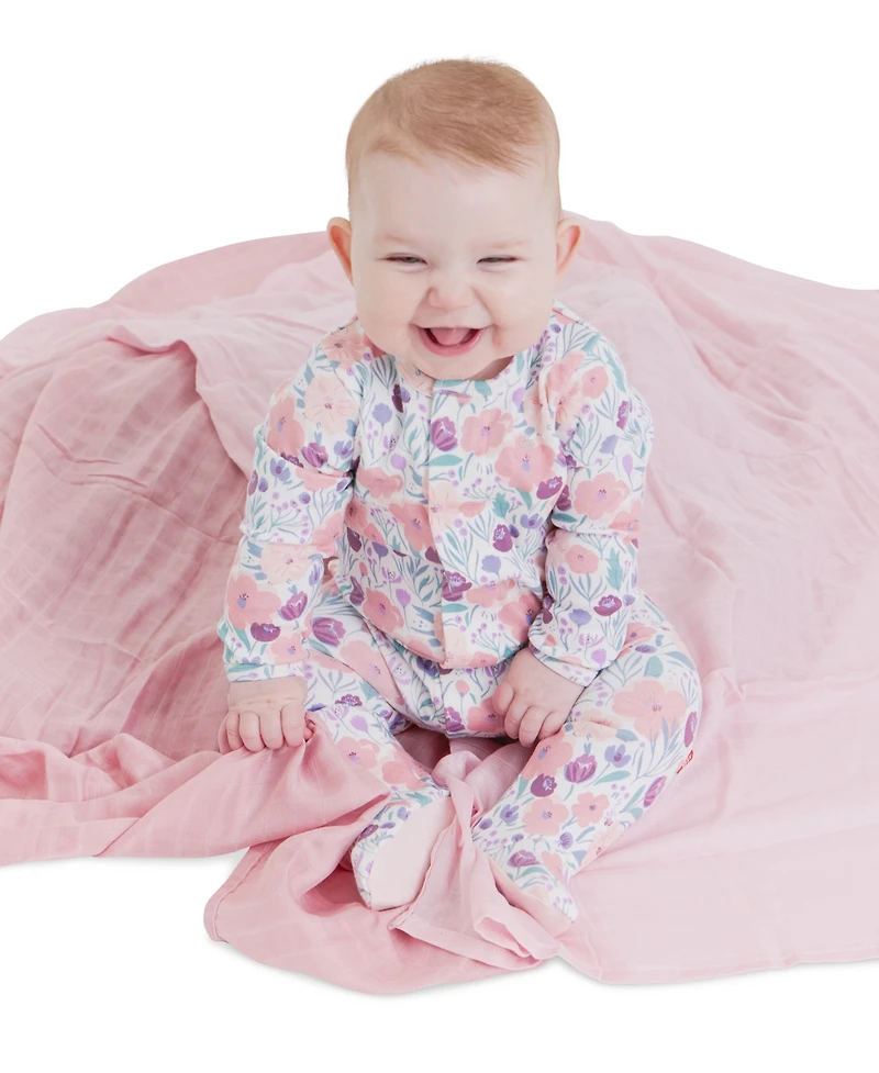 Magnetic Me Baby Girls' Whistledon Footie Long-Sleeve Coverall