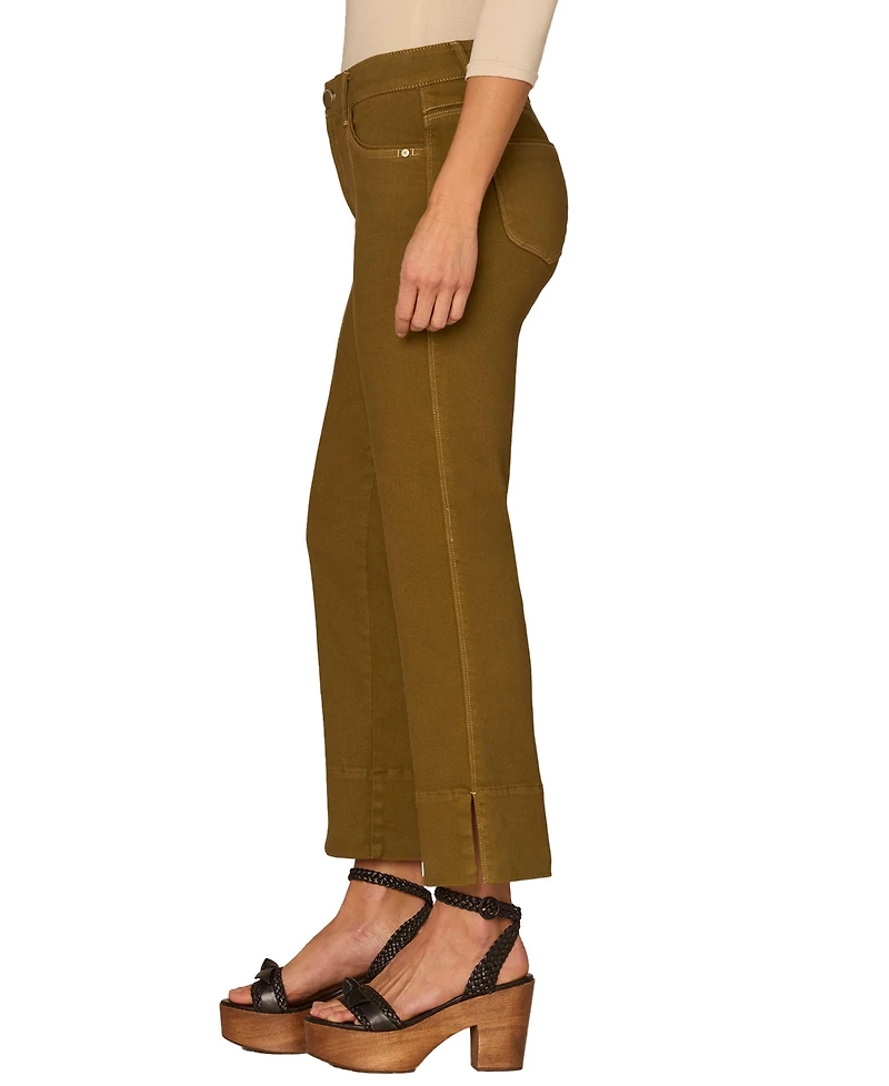 Democracy Petite Kick Flare High-Rise Pants