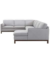 Virton 4-Piece Fabric Chaise Sectional Sofa