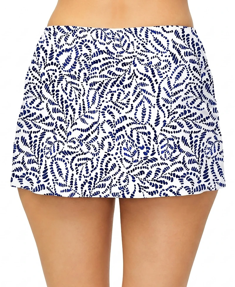 Island Escape Women's Nylon-Blend Poolside Skirtini Swim Bottoms, Macy's Exclusive