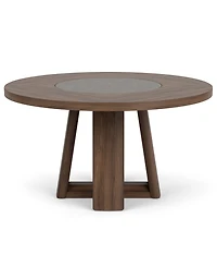 Amelie Round 5-Piece Wood Dining Set (Table and 4 Wood Side Chairs)