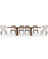 Amelie Rectangular -Piece Wood Dining Set (Table
